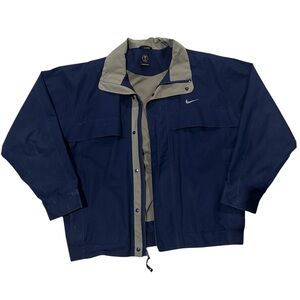 Vintage Nike Golf Windbreaker Jacket w/ Embroidered Logo